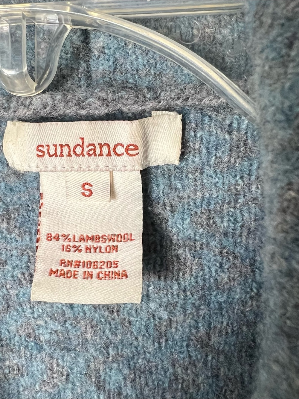 Sundance Lambswool Fair Isle Waterfall Cardigan Blue Women’s Small - Picture 3 of 5